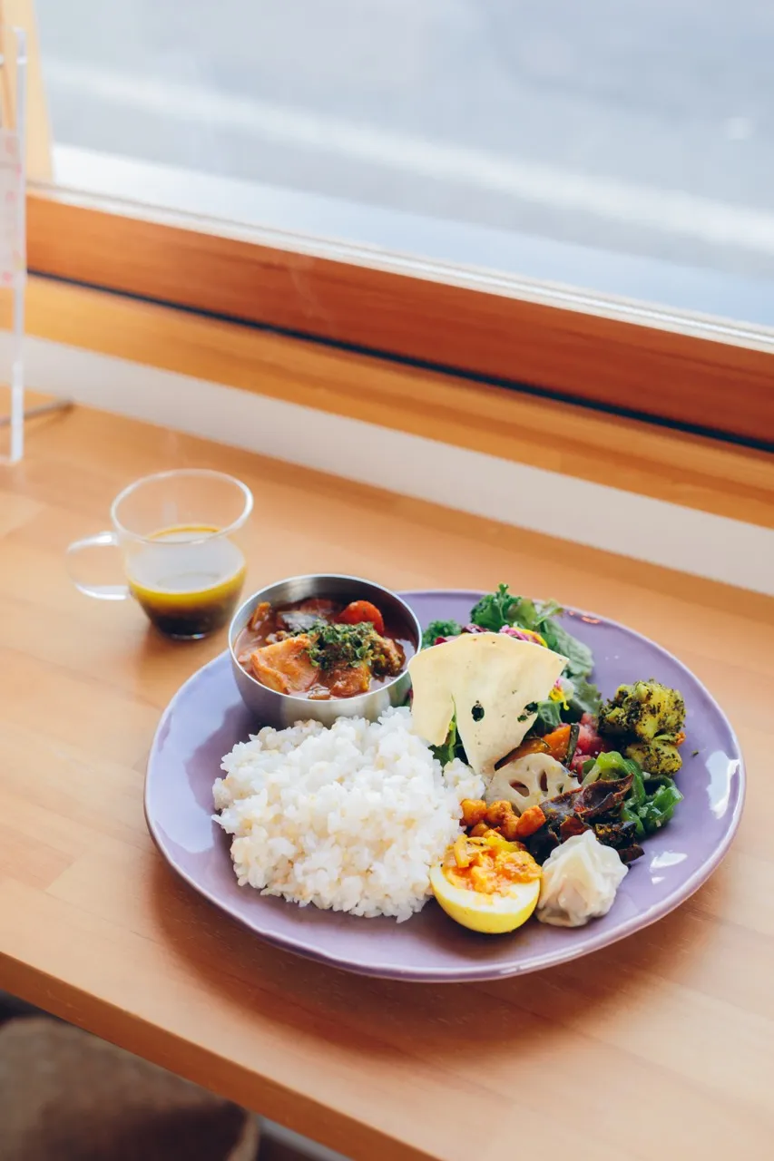 カレーとプレート